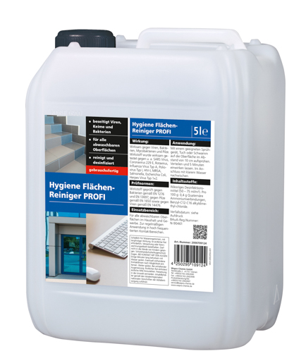 Pufas Hygiene Flächen-Reiniger 5,0 lt Profi